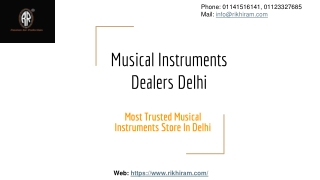 Musical Instruments Dealers Delhi