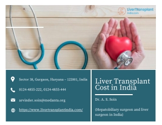 Talk About Liver Transplant Cost in India