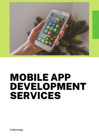 PDF on Mobile App Development Services
