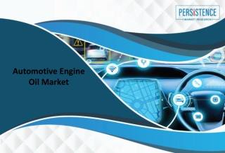 The Growth and Evolution of the Automotive Engine Oil Market: Trends, Opportunit