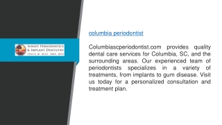 Columbia Periodontist  Columbiascperiodontist.com