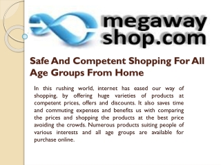 Best Online Shopping by Megawayshop