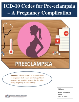 ICD-10 Codes for Pre-eclampsia – A Pregnancy Complication