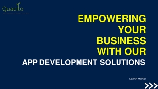 Empowering your business with our app development solutions