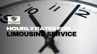 Hourly Rates for Limousine Service