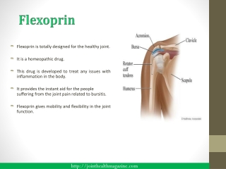 Flexoprin-It helps flexibility and quality joint functions