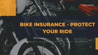 Get Affordable and Comprehensive Bike Insurance Coverage