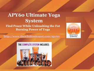 apy60 - the ultimate home yoga system