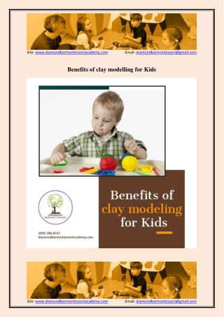 Benefits of clay modelling for Kids