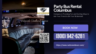 Columbus Party Bus Rental Company for Your Bridesmaid