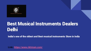 Best Musical Instruments Dealers Delhi