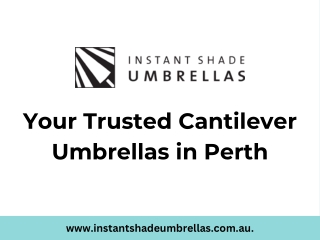 Your Trusted Cantilever Umbrellas in Perth