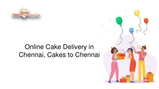 Online Cake Delivery In Chennai