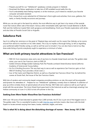 PPT 15 Complimentary Tourist Attractions In San Francisco PowerPoint