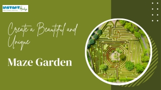 Create an Enchanted Oasis in Your Own Backyard With a Maze Garden