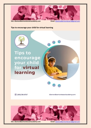 Tips to encourage your child for virtual learning