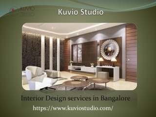 Interior Design Services in Bangalore- Kuvio Studio