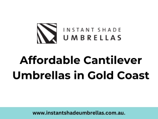 Affordable Cantilever Umbrellas in Gold Coast
