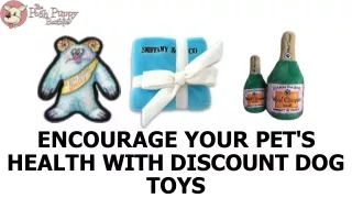 Encourage Your Pet's Health With Discount Dog Toys
