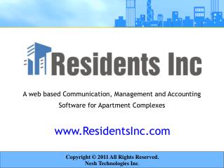 residents inc - accounting features