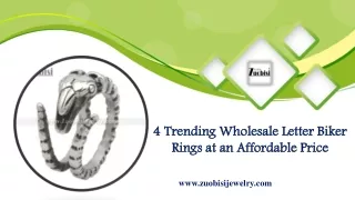 4 Trending Wholesale Letter Biker Rings at an Affordable Price