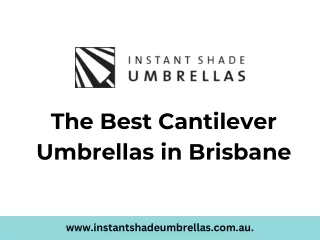 The Best Cantilever Umbrellas in Brisbane