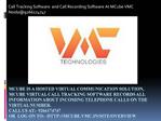 Call Tracking Software and Call Recording Software At MCube