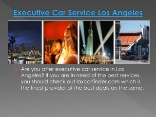 Executive Car Service Los Angeles