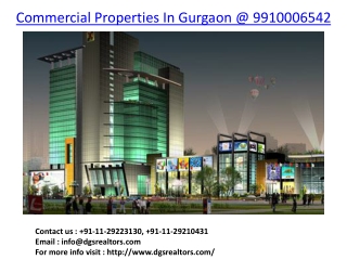 Commercial Properties in Gurgaon