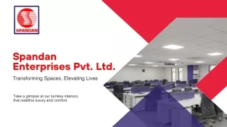 Transforming Spaces Elevating Lives | Spandan Enterprises Pvt. Ltd.