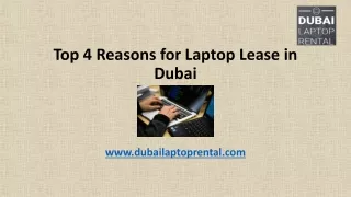 Top 4 Reasons for Laptop Lease in Dubai