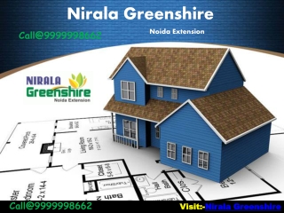 Nirala Greenshire, Offers Beautiful Life Style In Noida Exte