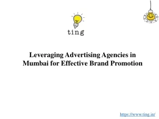 Leveraging Advertising Agencies in Mumbai for Effective Brand Promotion