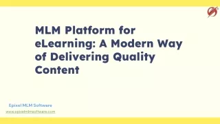 How eLearning Platform Helps to Improve Your MLM Business?