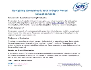 Navigating Womanhood: Your In-Depth Period Education Guide