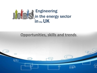 Engineering in the energy sector in UK