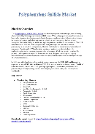 Polyphenylene Sulfide Market