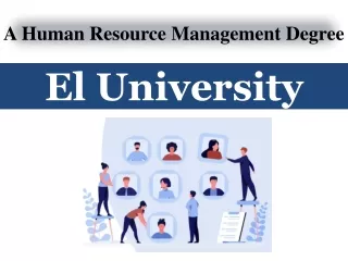 A Human Resource Management Degree
