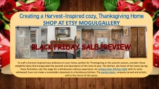 Creating a Harvest-Inspired cozy, Thanksgiving Home