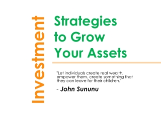 Investment Strategies To Grow Your Assets