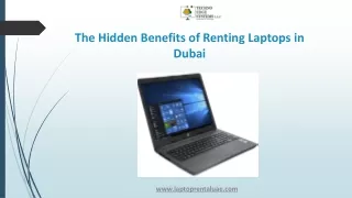 The Hidden Benefits of Renting Laptops in Dubai