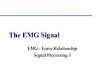 The EMG Signal