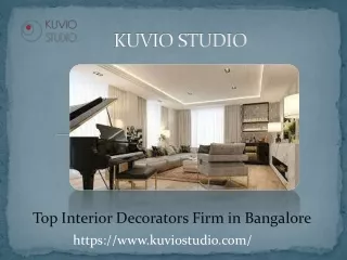 Luxury Interior Designers Firm in Bangalore-Kuvio Studio