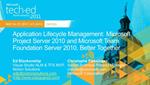 OSP203: Application Lifecycle Management: Microsoft Project Server ...