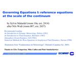 Governing Equations I: reference equations at the scale of the continuum