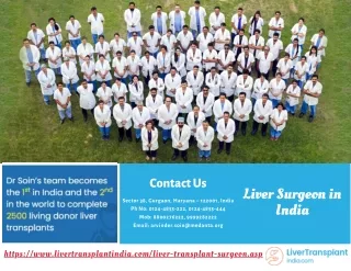 Your Trusted Liver Surgeon in India