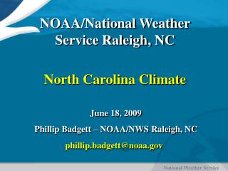 North Carolina Climate