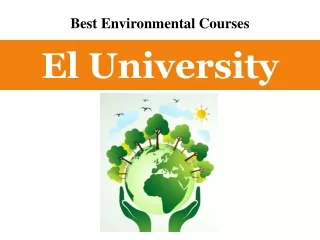 Best Environmental Courses