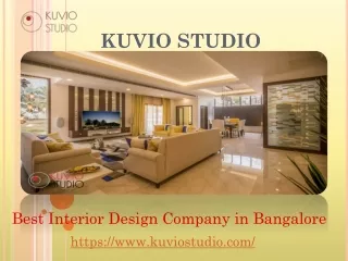 Best Interior Design Company in Bangalore-Kuvio Studio