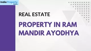 property in Ram mandir ayodhya